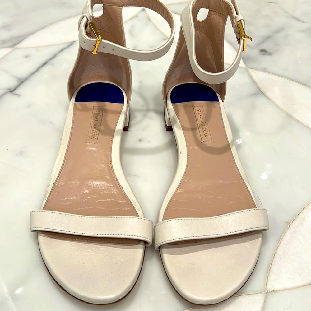 Stuart Weitzman Cream Sandals